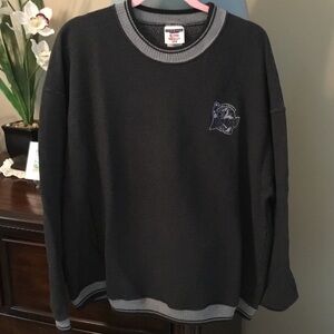 Jerzees-Men’s Vintage ECHL Solar Bears Hockey Black/Gray Knit Sweatshirt